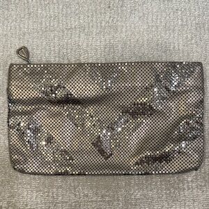 Silver Mesh Clutch Bag Whiting & Davis